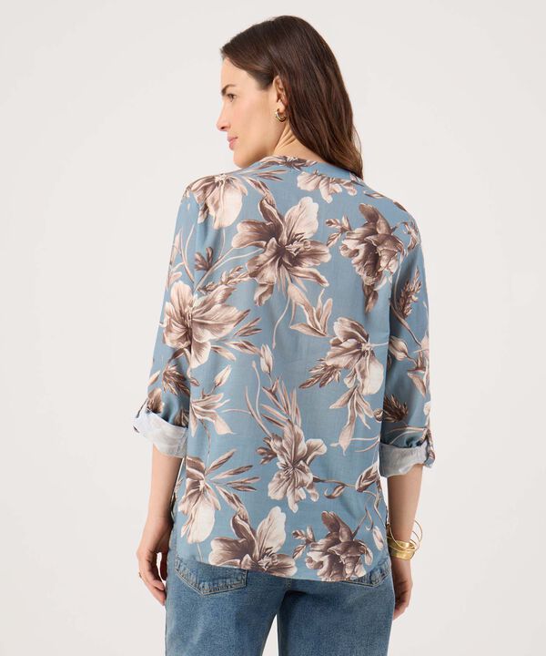 Blusa Manga Larga Estampada