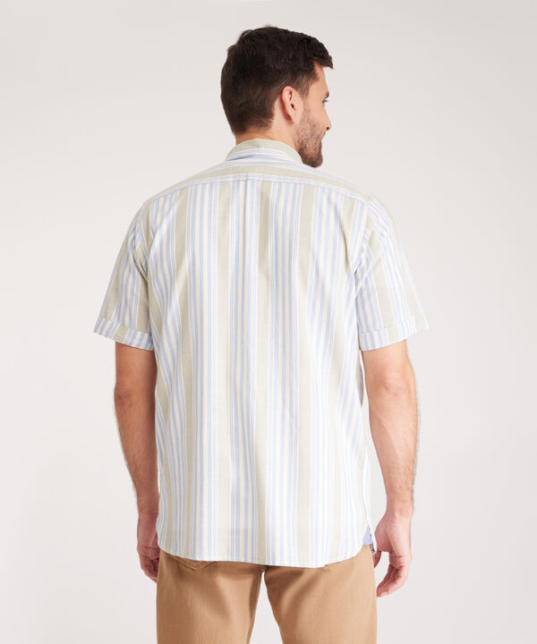 Camisa Manga Corta Cuello Button Dow