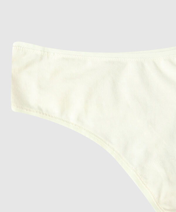 Panty Tanga Brasilera En Algodón image number null