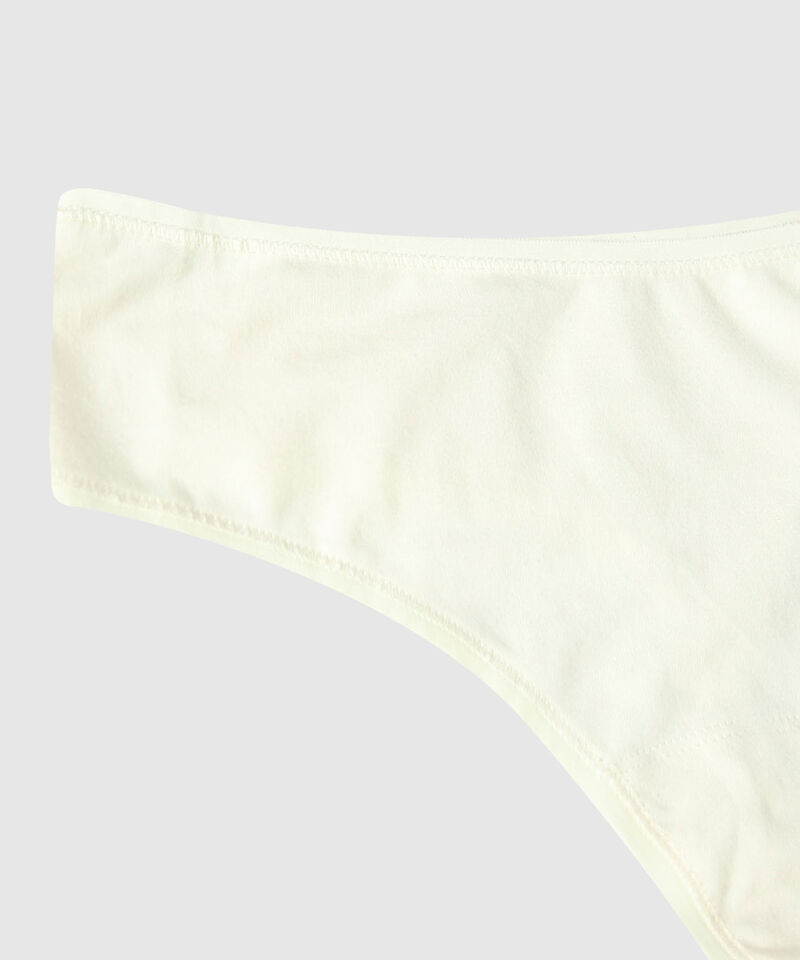 Panty Tanga Brasilera En Algodón