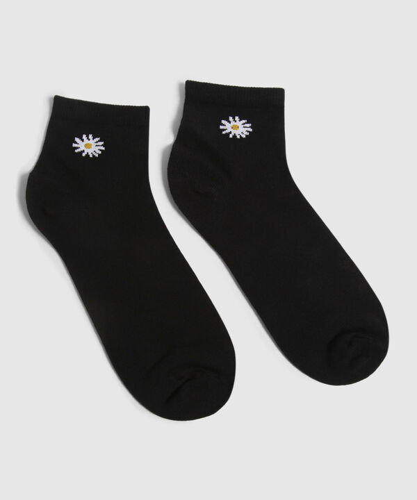 Pack x 2 Medias con Flores image number null