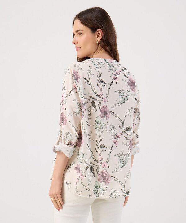 Blusa Manga Larga Estampada