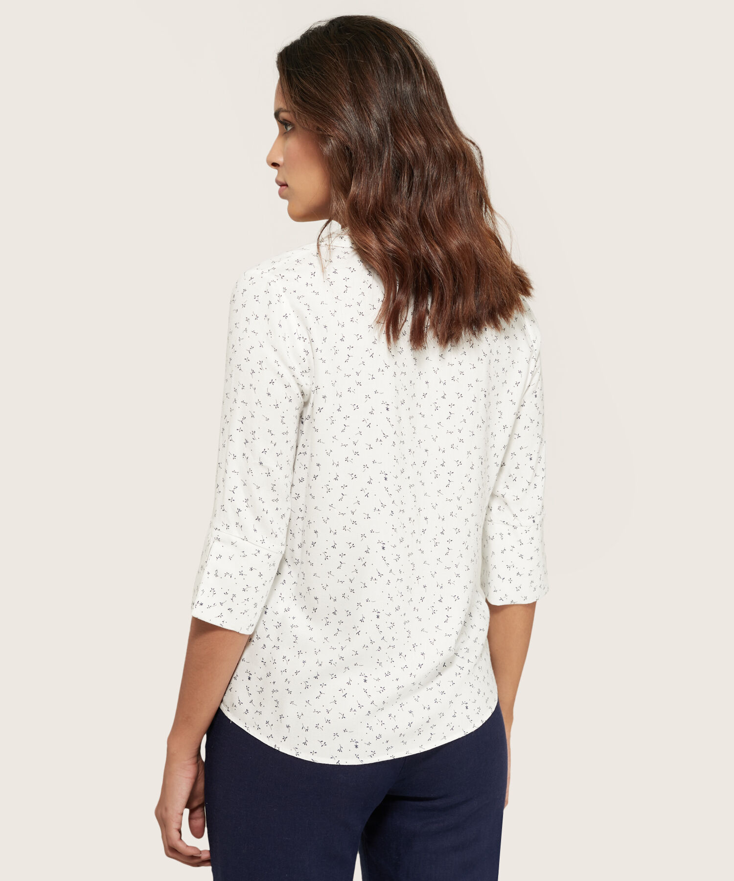 Camisa Manga 3/4 Estampada