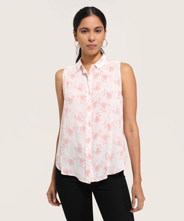Camisa Estampada Manga Sisa