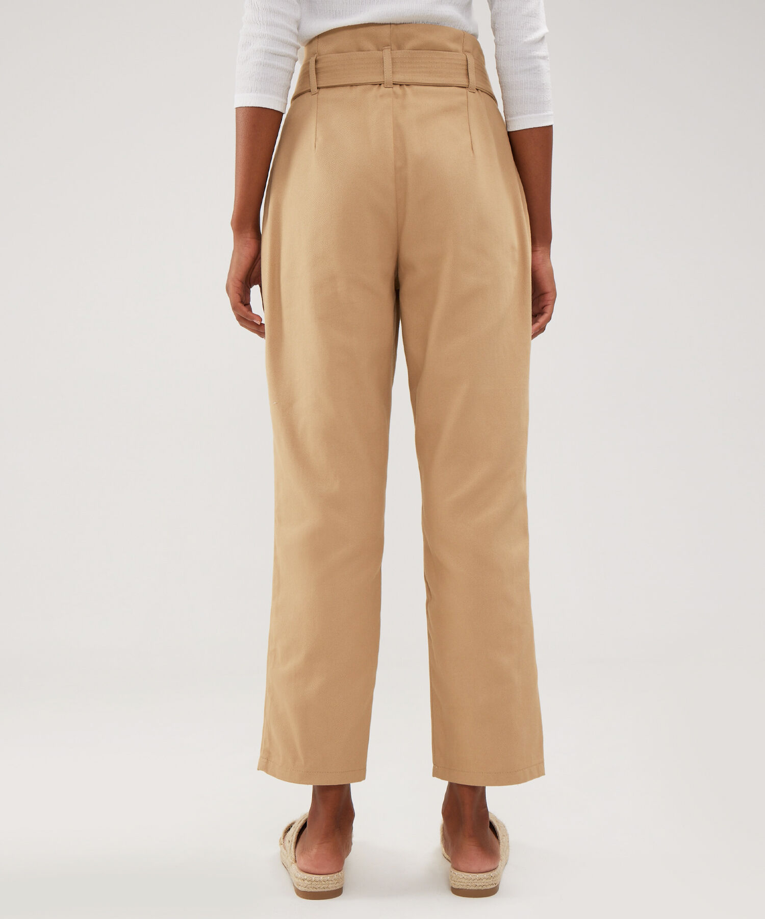 Pantalon Anudado Unicolor