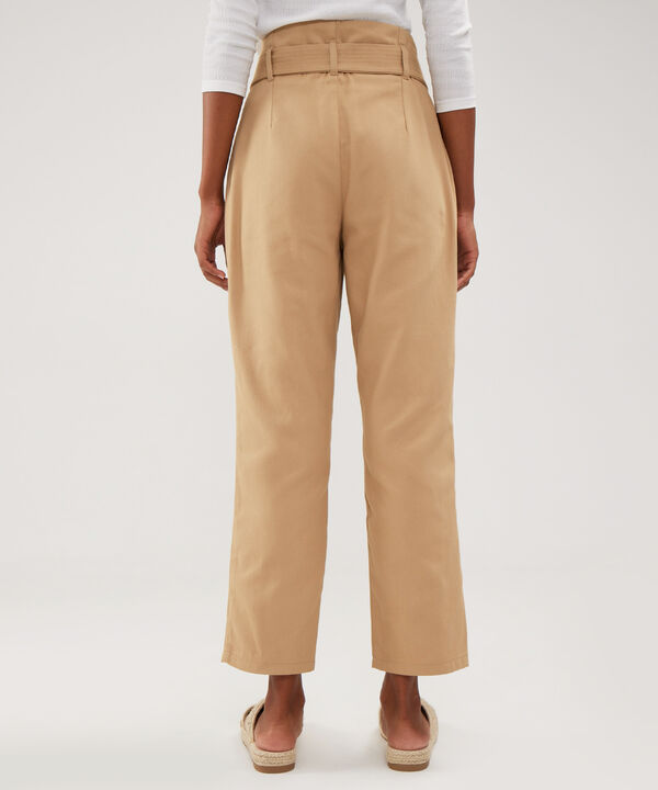 Pantalon Anudado Unicolor