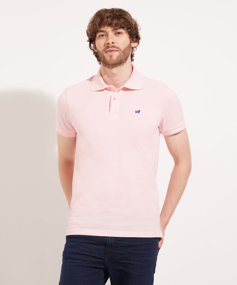 Polo Tejido Unicolor Cuello Y Pu&ntilde;os Tejidos,Sin Bolsillo Con Hiladillo.