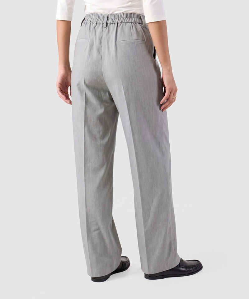 Pantal&oacute;n Bota Ancha Tiro Alto Para Mujer