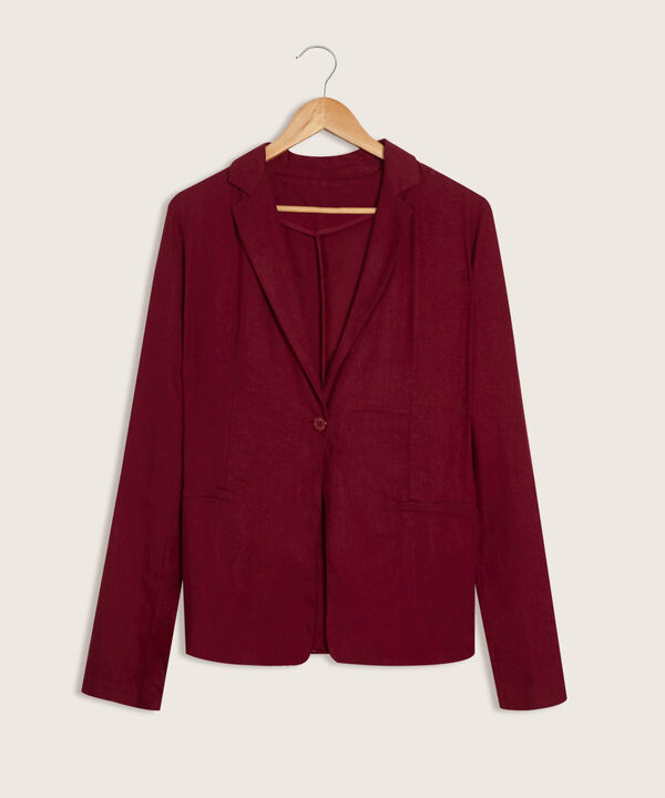 Chaqueta Tipo Blazer Entallado De Un Bot&oacute;n Para Mujer image number null