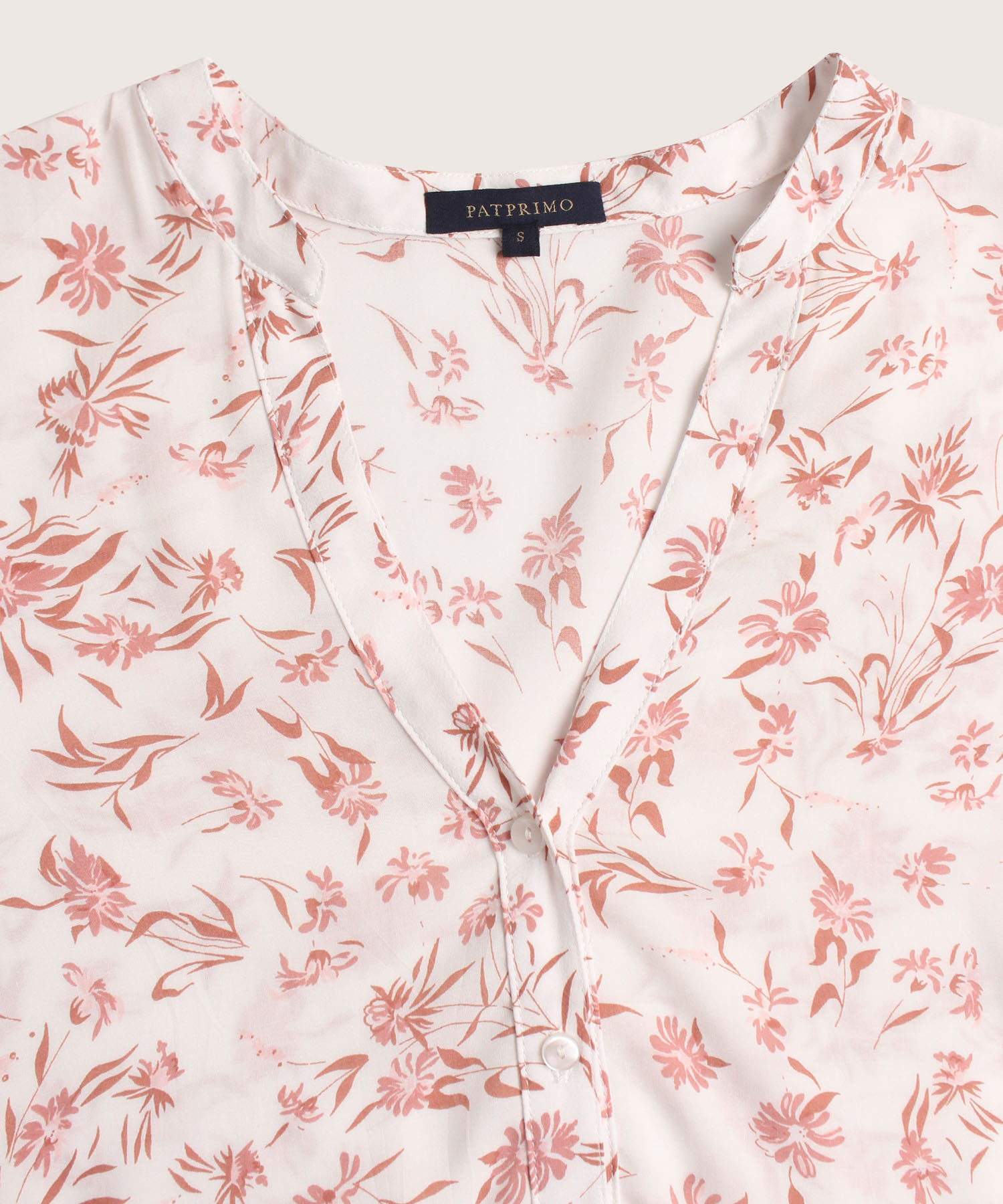 Blusa Pechera Estampada