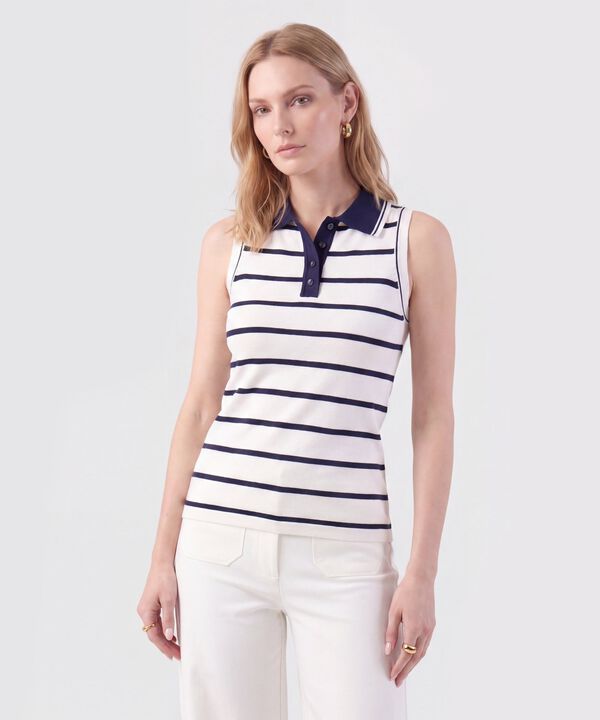 Polo Manga Corta Con Bordado Para Mujer