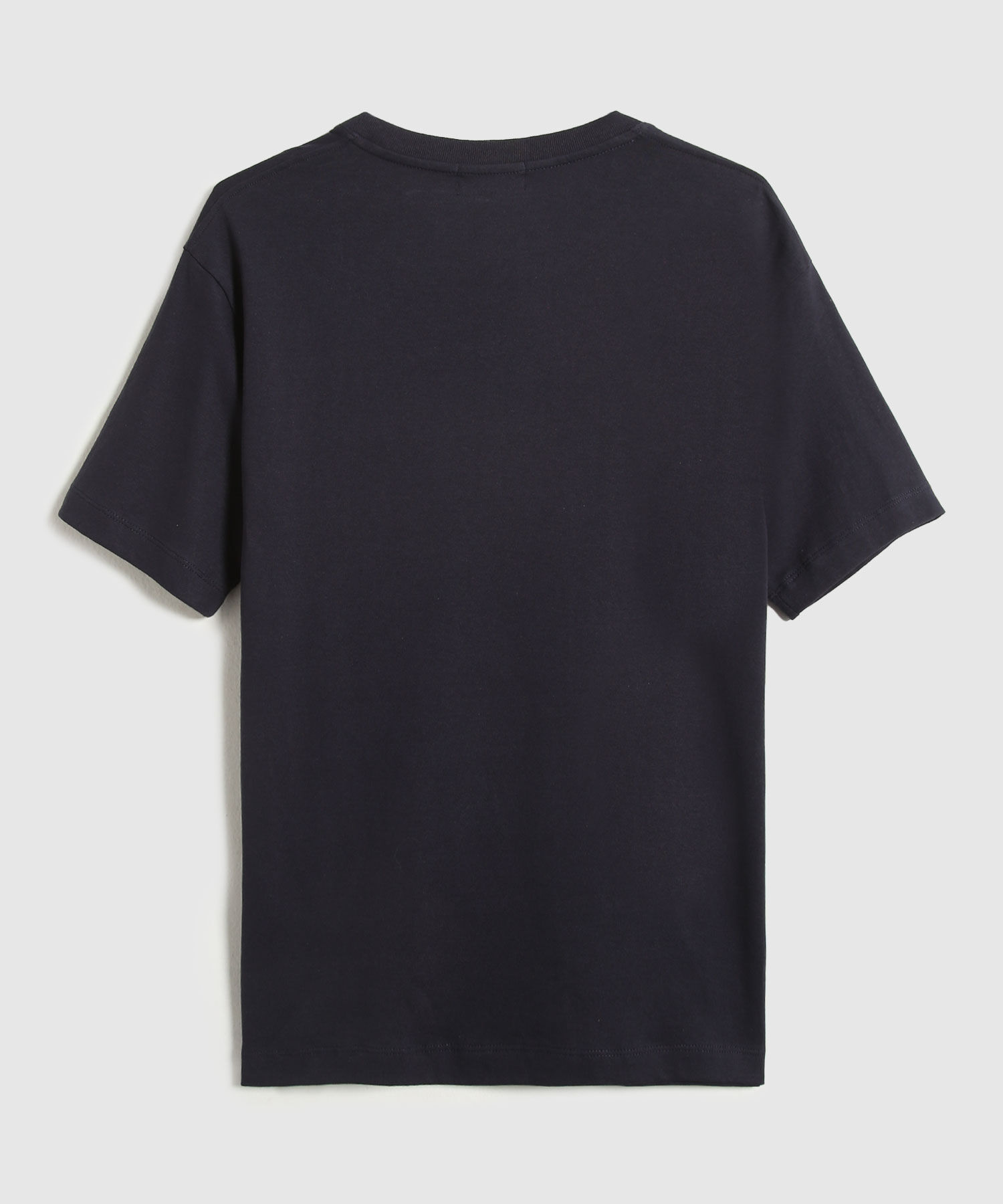 Camiseta Con Bordado Cuello Redondo