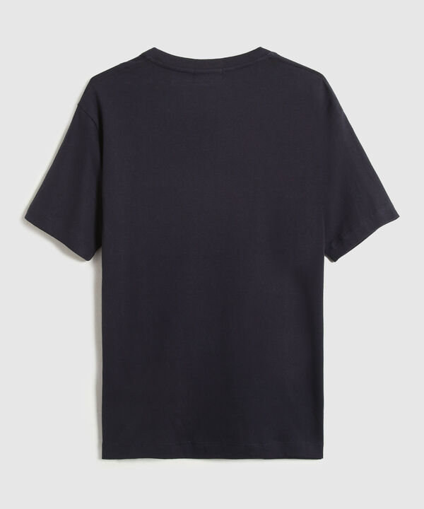 Camiseta Con Bordado Cuello Redondo image number null