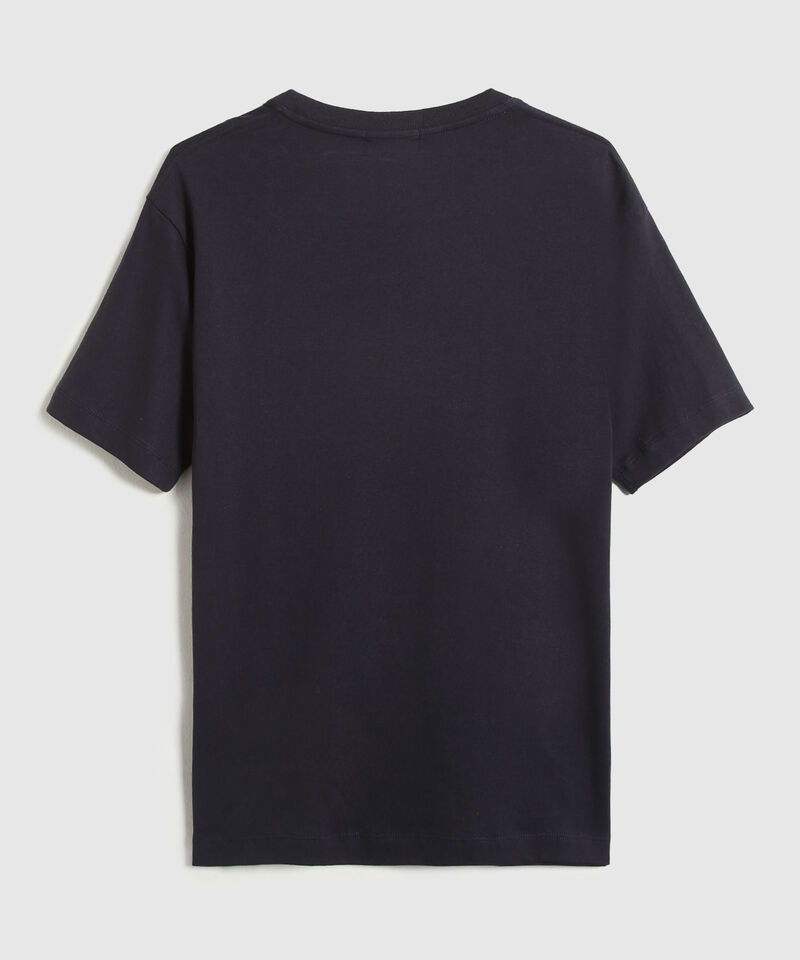 Camiseta Con Bordado Cuello Redondo