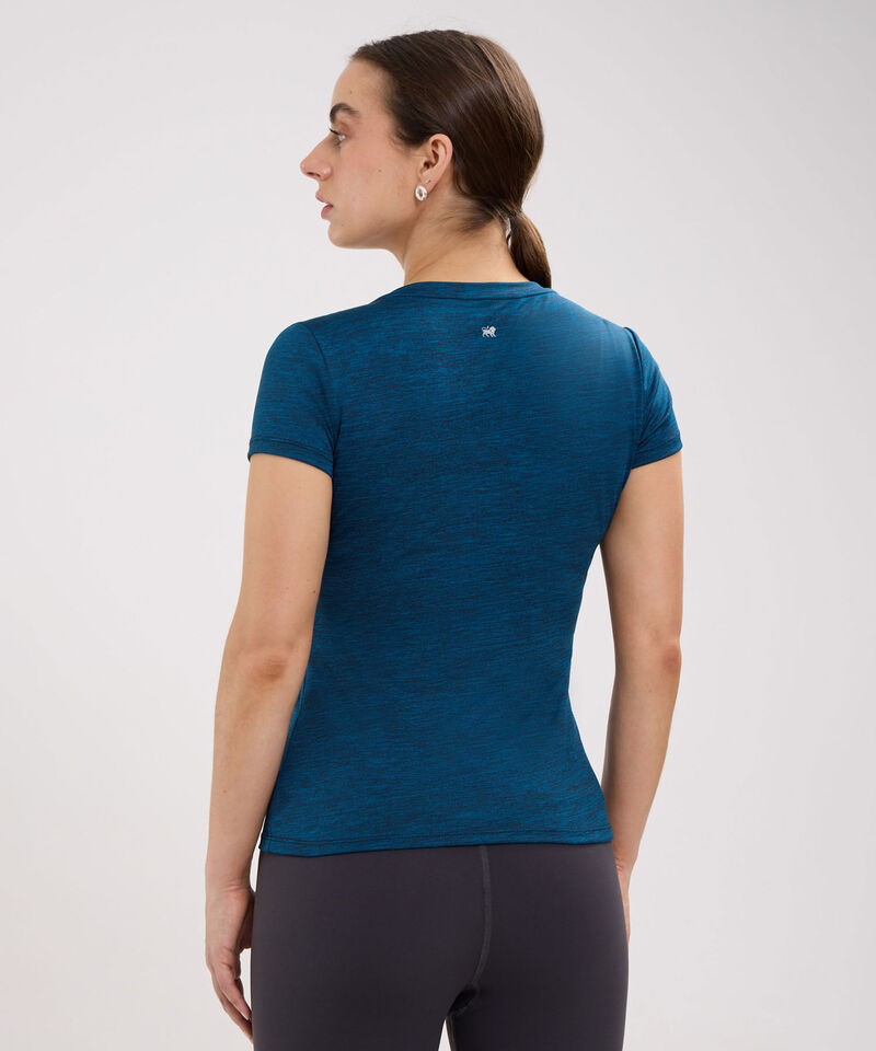 Camiseta Deportiva Jaspeada