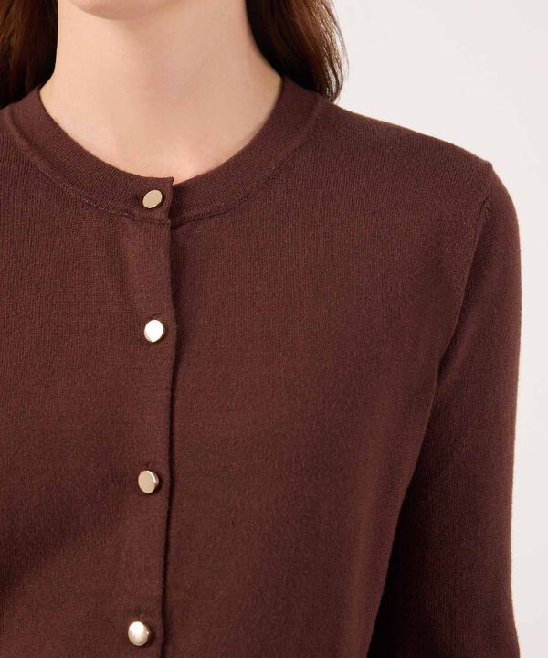 Saco Tipo Cardigan Unicolor  image number null