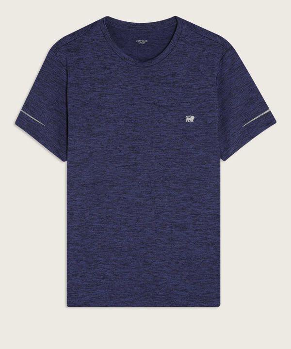 Camiseta Para Hombre De Dise&ntilde;o Deportivo, Cuello Redondo, Manga Corta