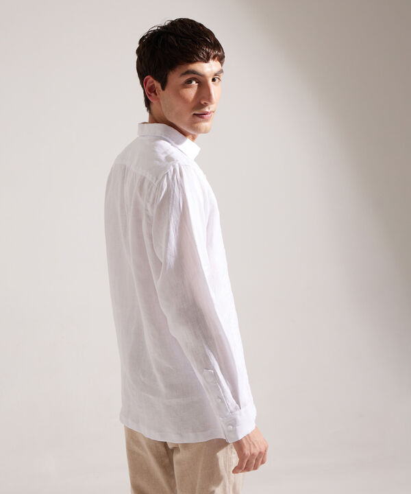 Camisa Guayabera Manga Larga Con Bordado image number null