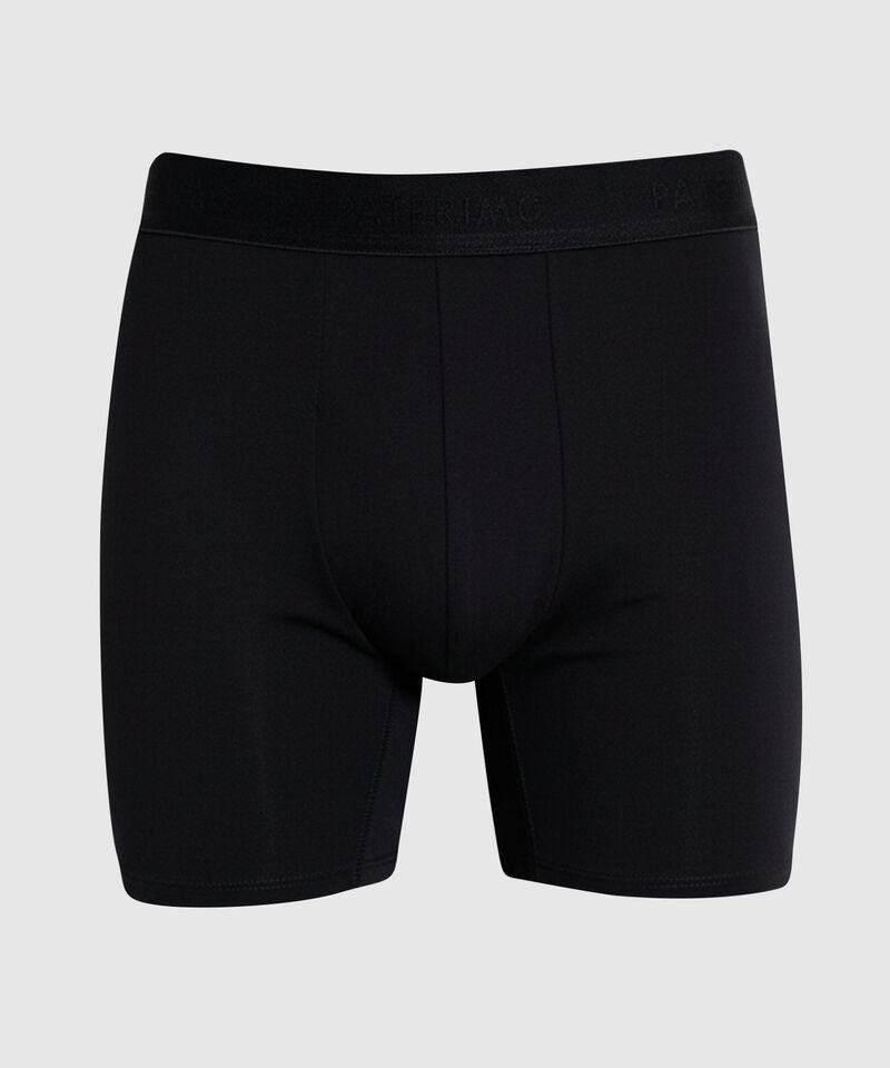 B&oacute;xer Largo Con El&aacute;stico Contramarcado Hombre