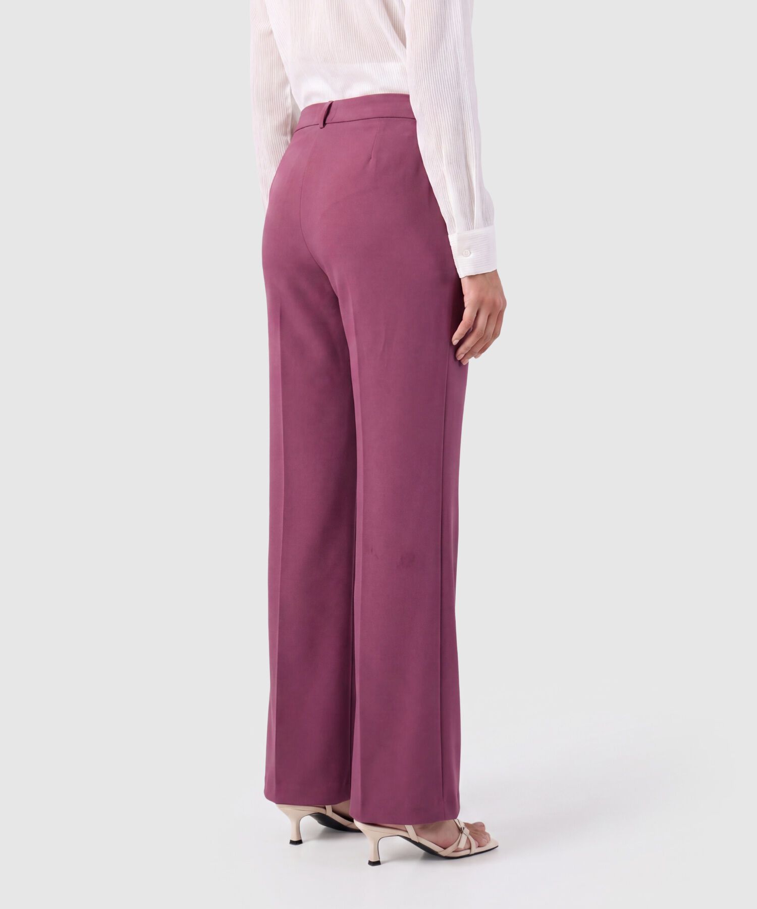 Pantal&oacute;n Wide Leg Mujer con Trabillas