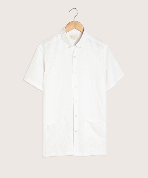 Camisa Guayabera Con Bolsillos