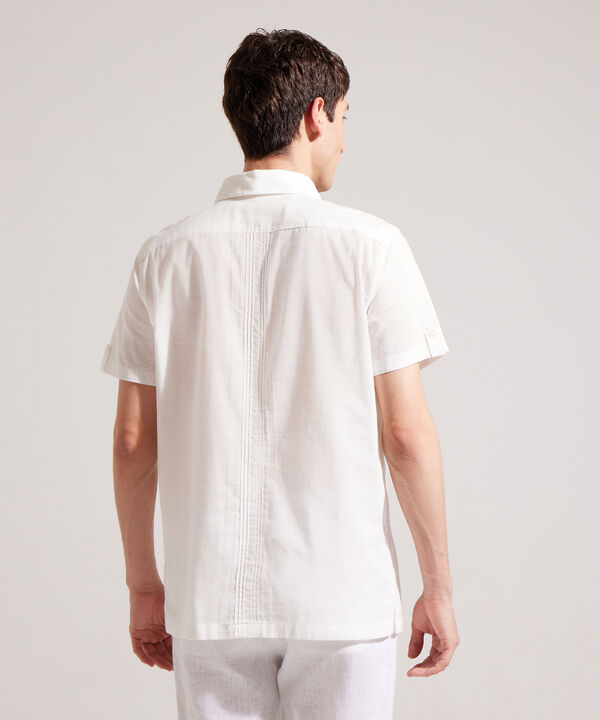 Camisa Guayabera Cuello Camisero Bon Bolsillo image number null