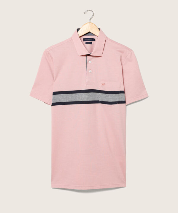 Polo Prete&ntilde;ida Cuello Maquina, Regular Fit