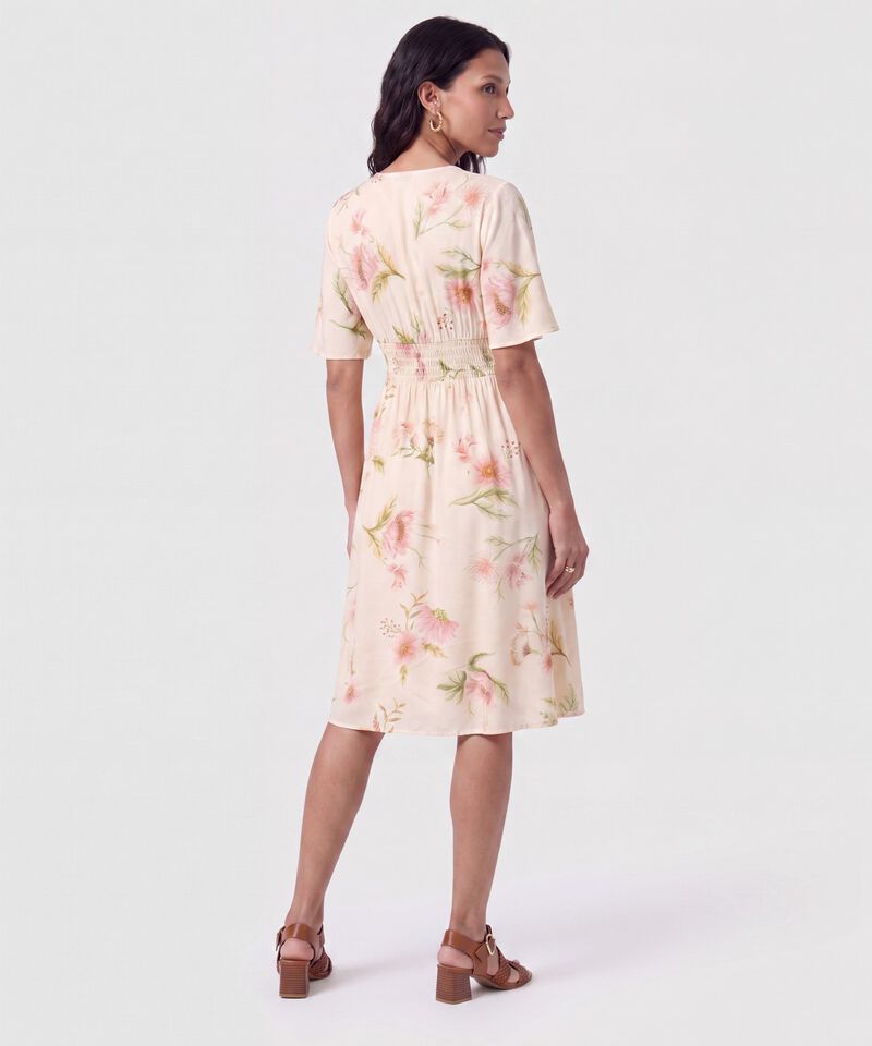 Vestido Cruzado Con Lazo Para Mujer