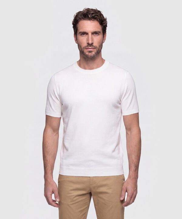 Camiseta Tejida Unicolor image number null