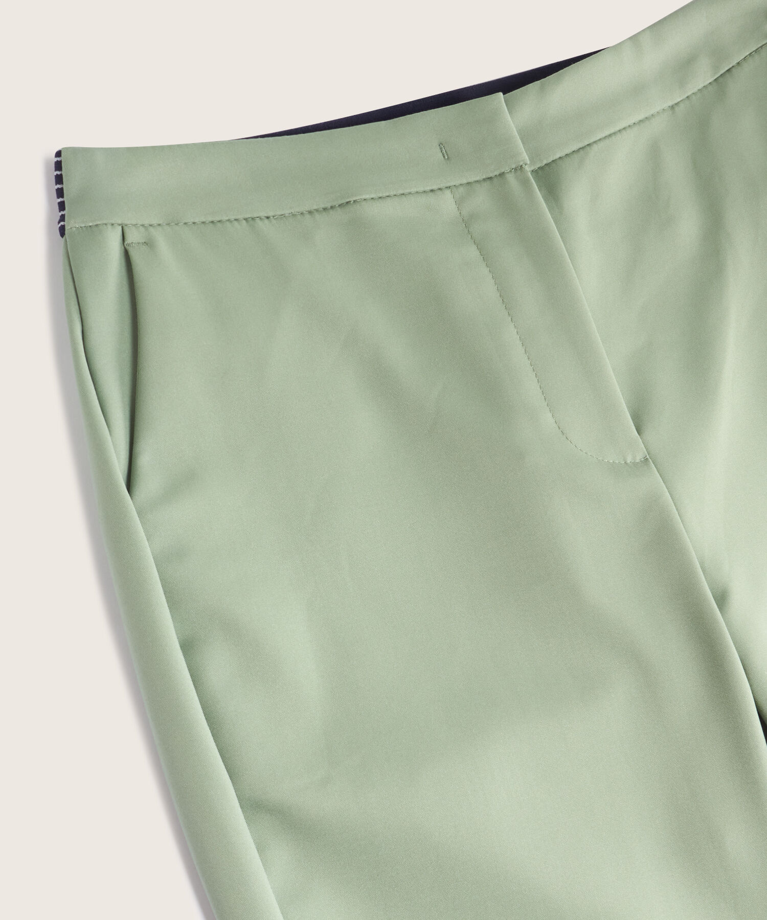 Pantalón Unicolor Con Elástico