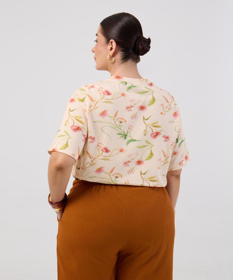 Camiseta con Estampado para Mujer Curvy