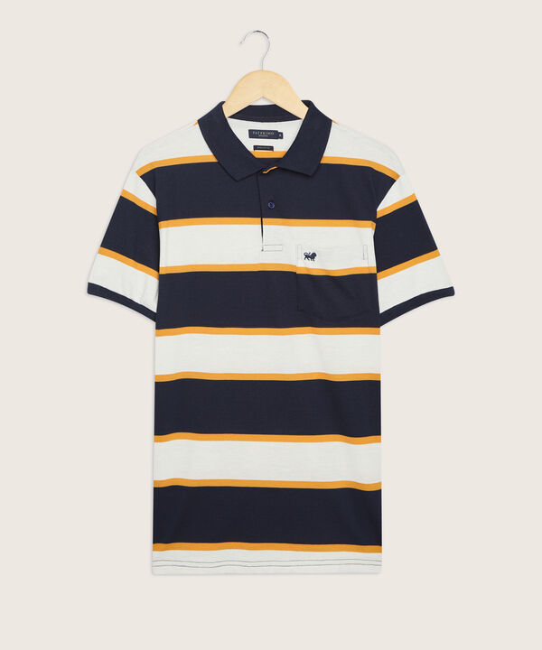 Polo Cuello Y Puño Tejido