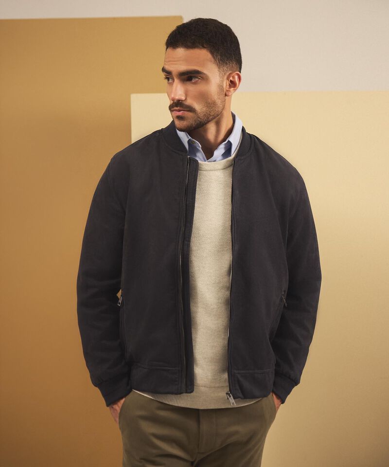 Chaqueta Bomber Para Hombre