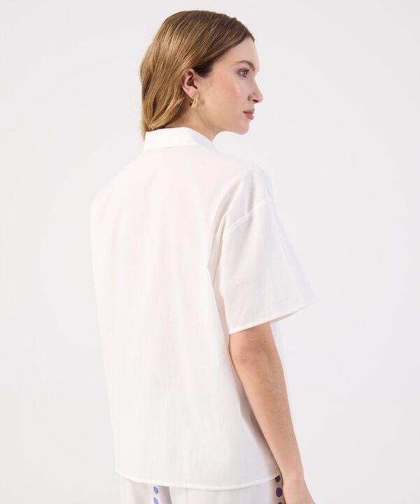 Camisa Bordado Inglés y Ondas