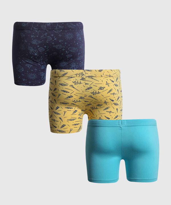 Pantaloncillo Pack X3 Boxer Medio En Algodón