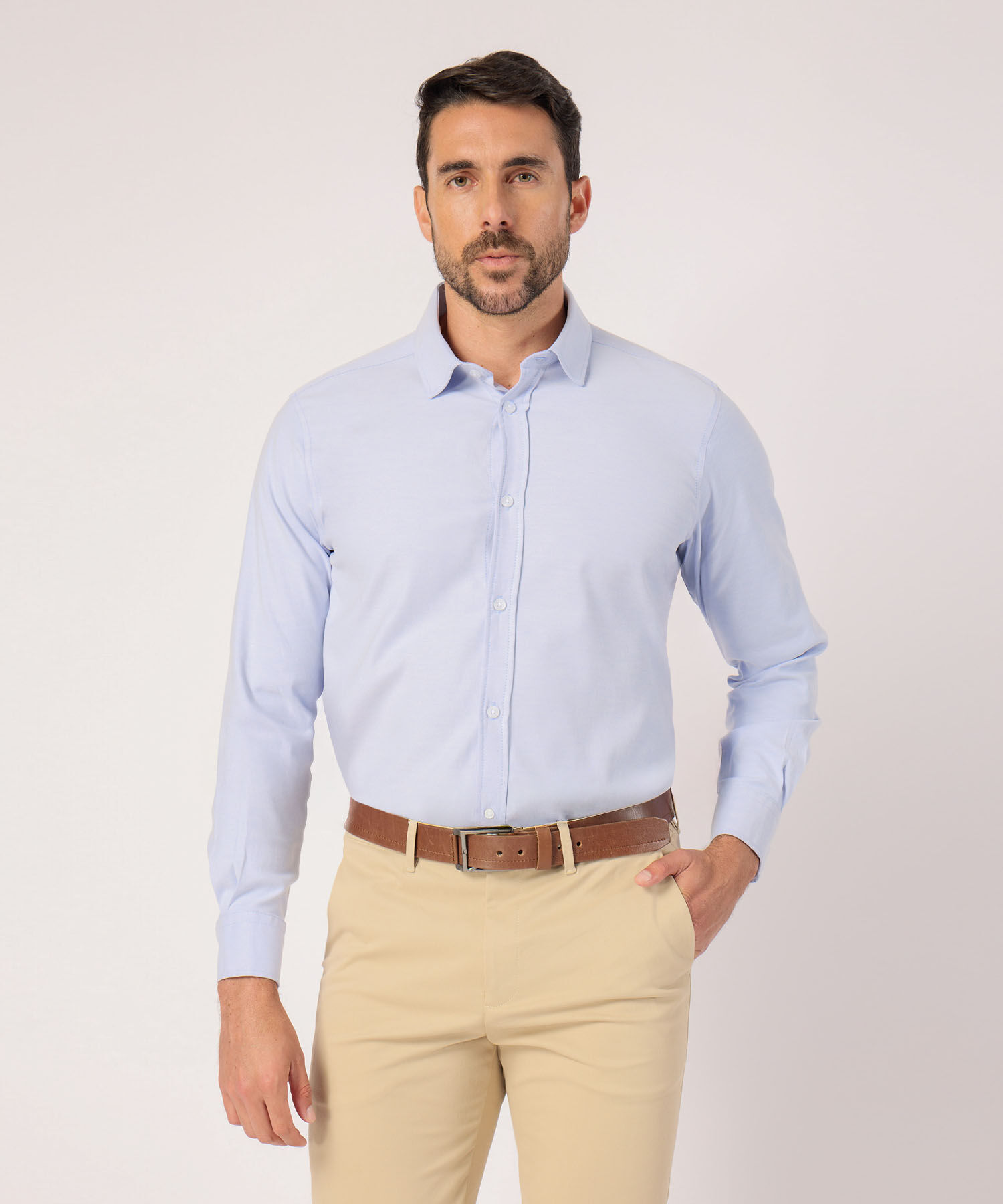 Camisa Manga Larga Unicolor 