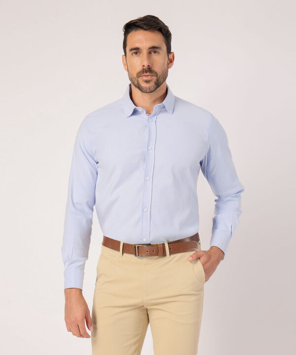 Camisa Manga Larga Unicolor  image number null