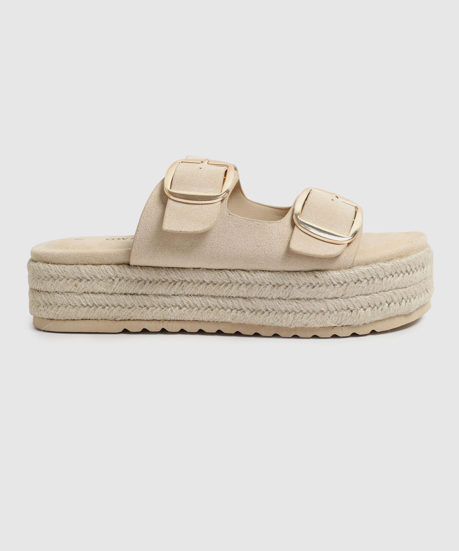 Sandalias de Plataforma con Hebillas para Mujer