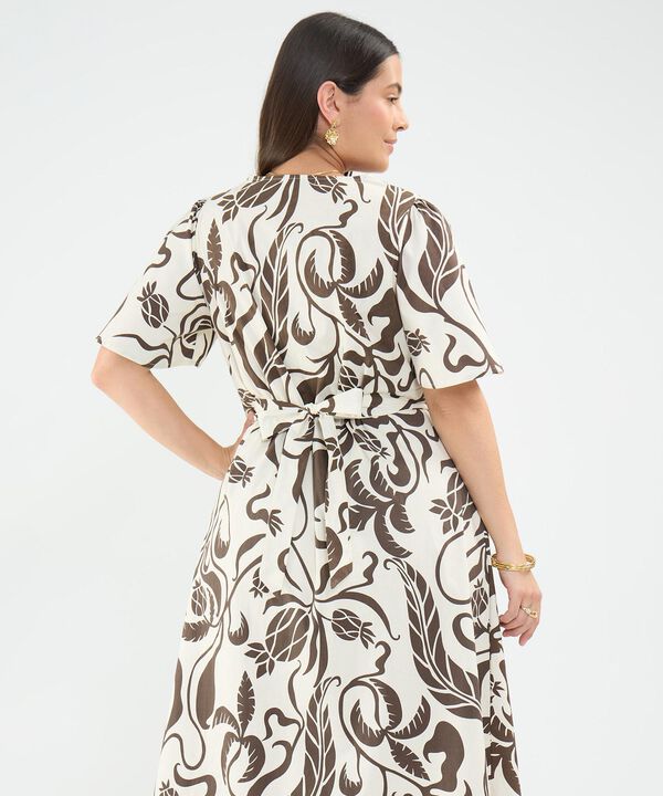 Vestido Estampado Botánico