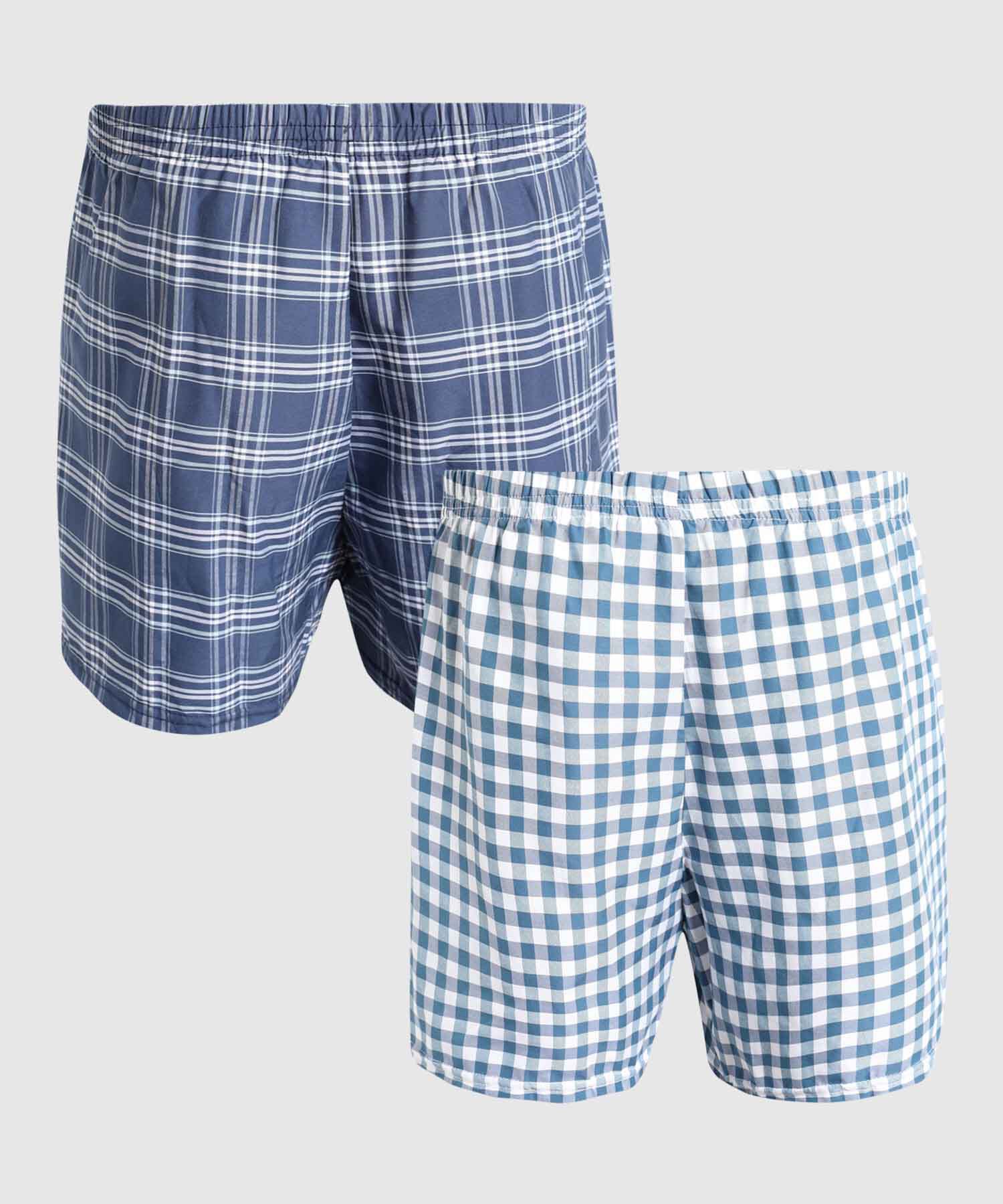Pack X 2 Boxer Amplios A Cuadros