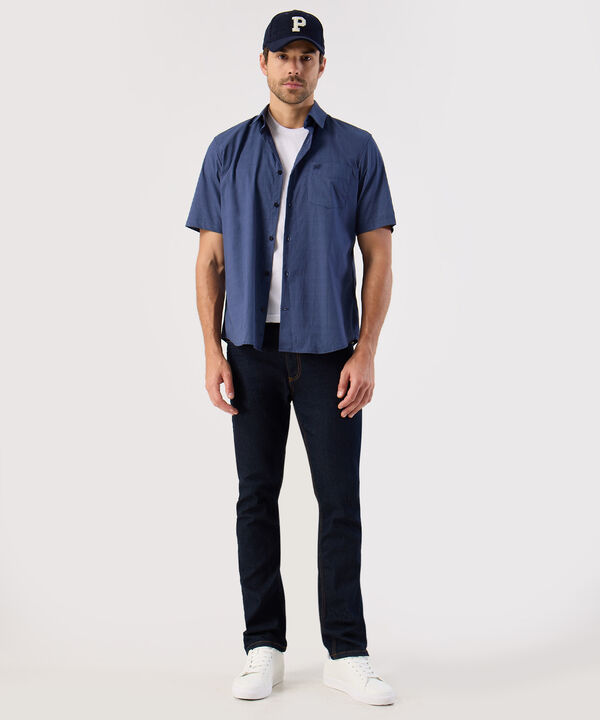 Camisa Casual Manga Corta Para Hombre image number null