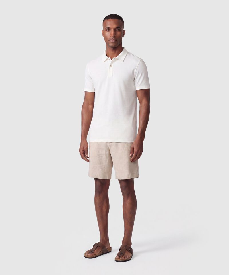 Polo Unicolor Para Hombre