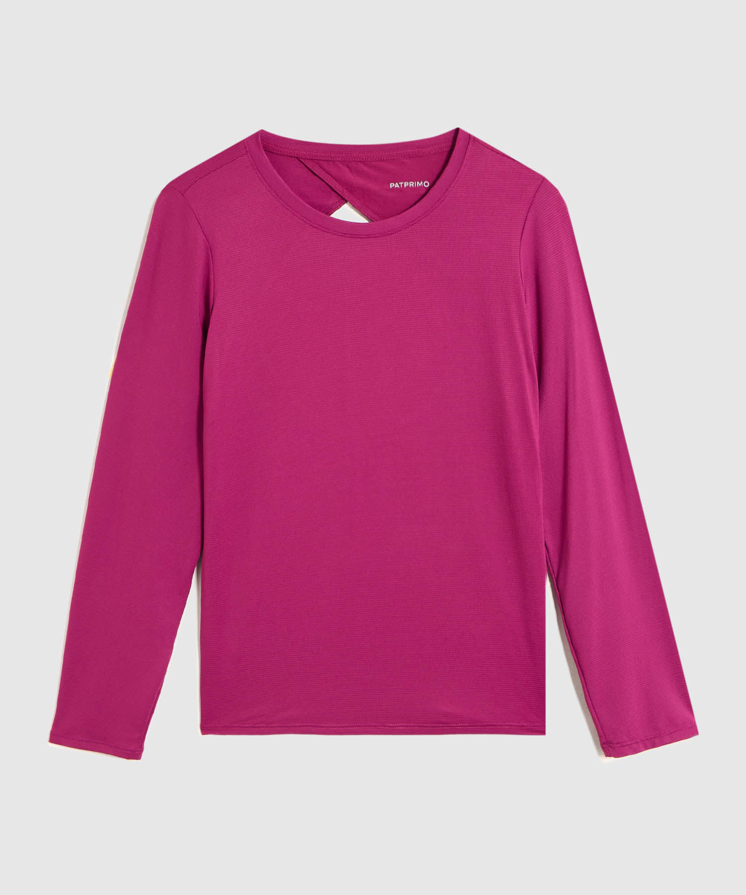 Camiseta Mujer Manga Larga Espalda Abierta