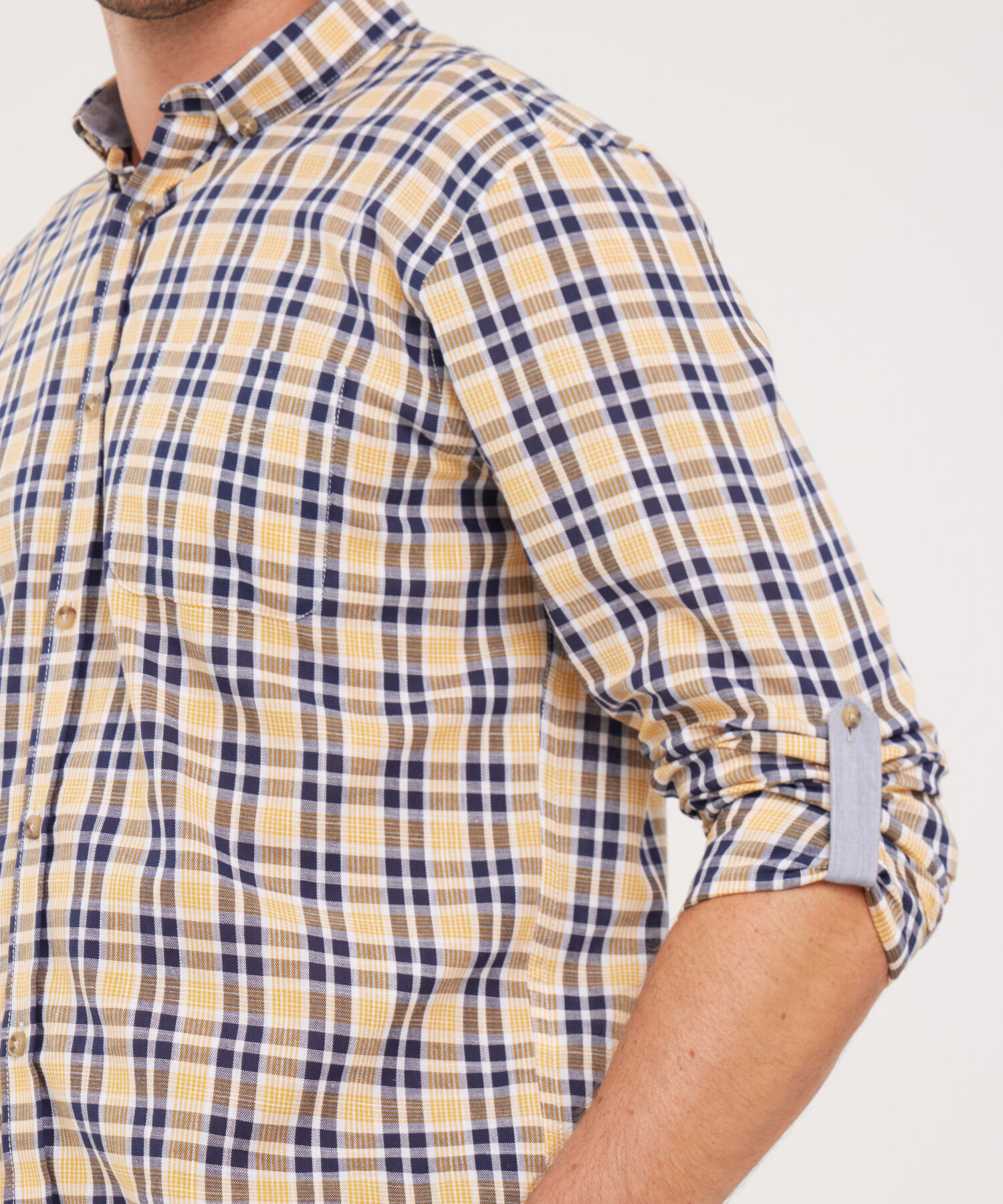 Camisa Manga Larga Button Down