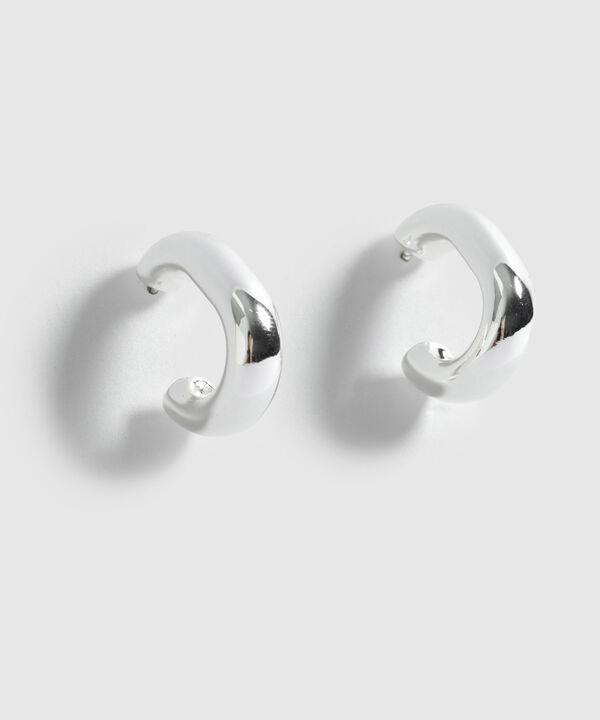 Aretes Tipo Argolla Gruesa Mujer