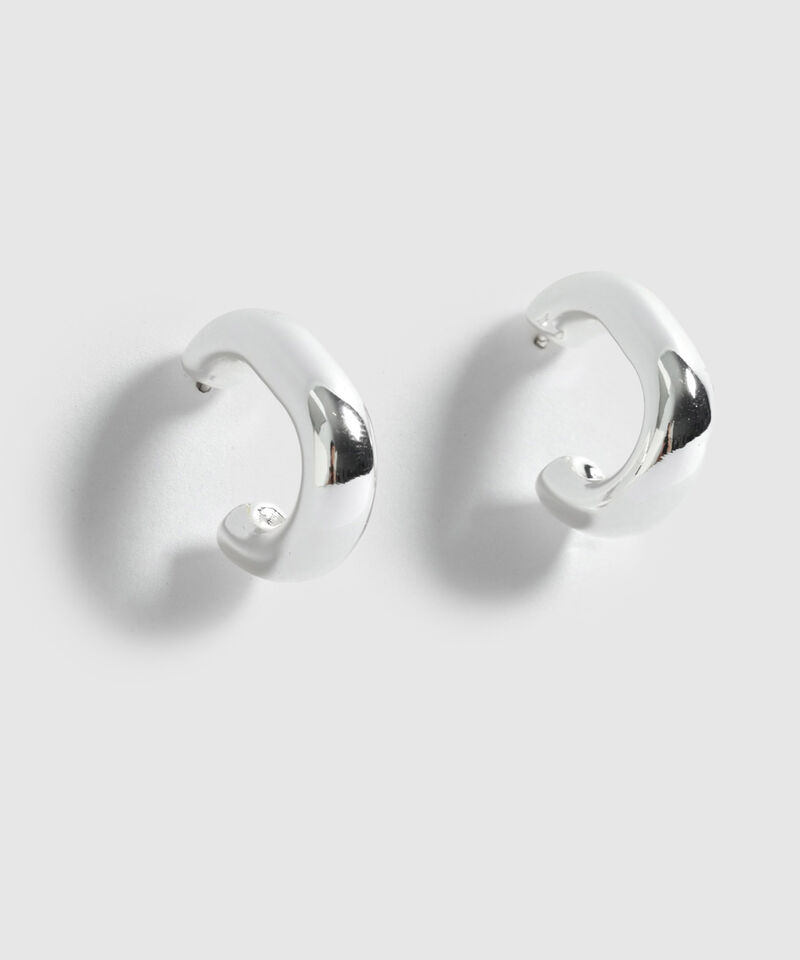 Aretes Tipo Argolla Gruesa Mujer