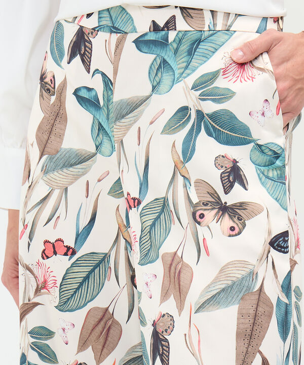 Pantalón Fluido Estampado image number null