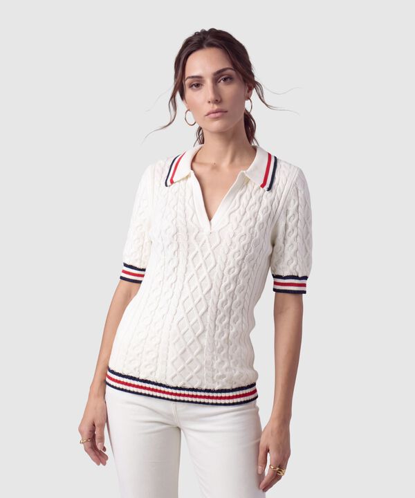 Polo Tejido Punto Para Mujer image number null