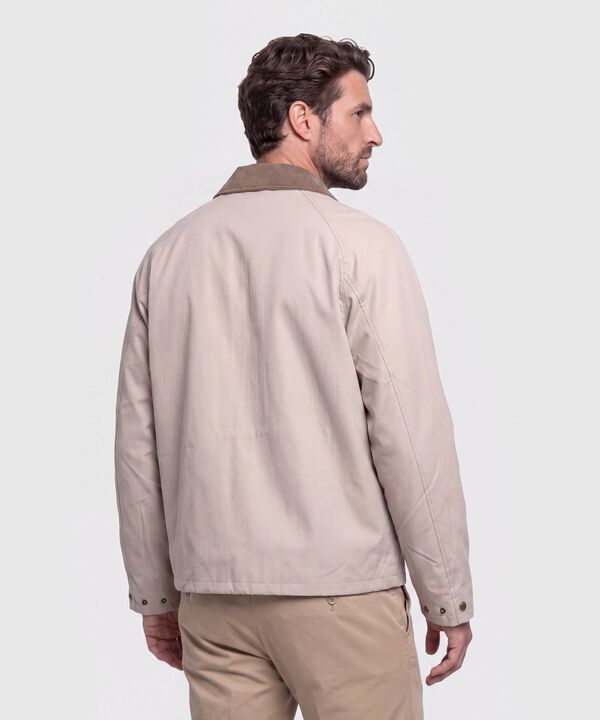 Chaqueta Cuello Pana con Botones Hombre