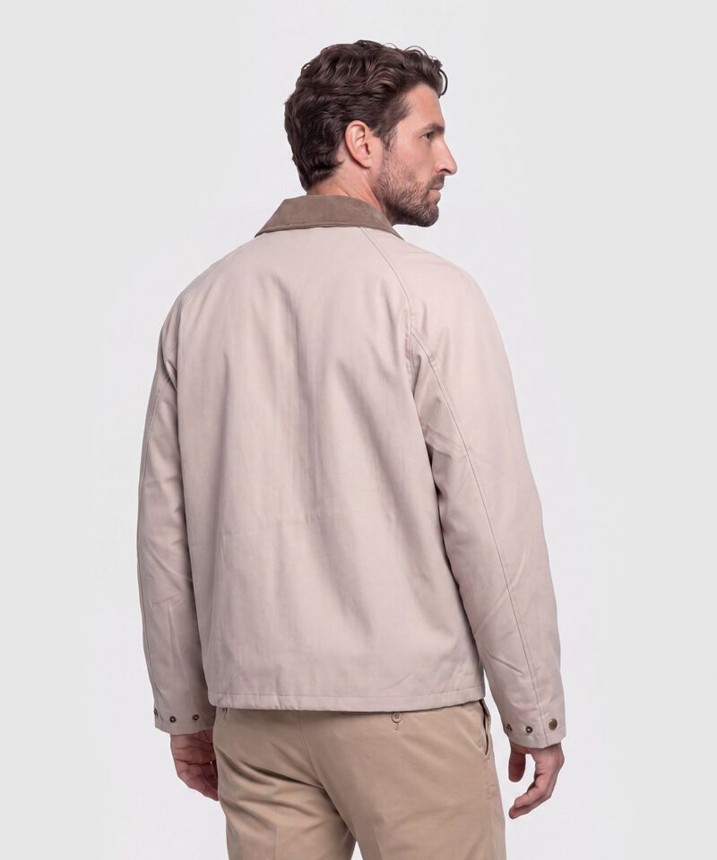 Chaqueta Cuello Pana con Botones Hombre